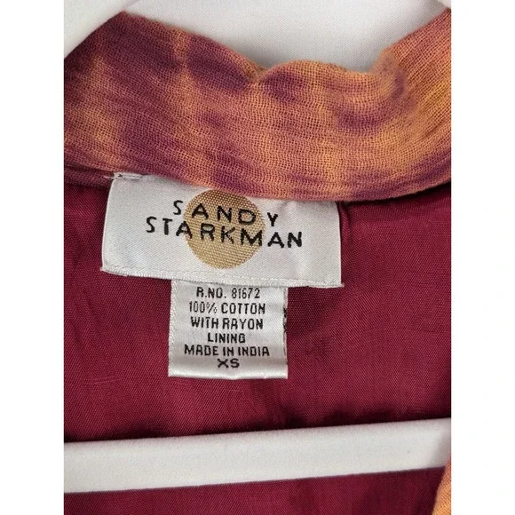 Vintage Y2K Womens Beaded Quilted Jacket Size XS Cottagecore Boho Indie Tapestry - Picture 6 of 9